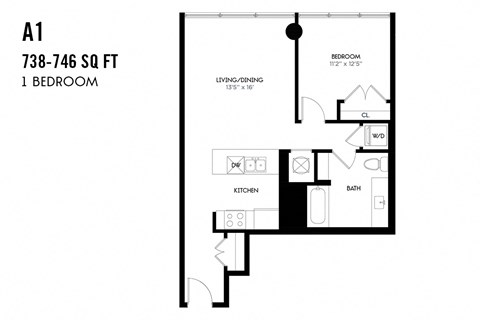 One Bedroom A1 APEX The One